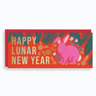 Year Of The Rabbit Lunar New Year Card