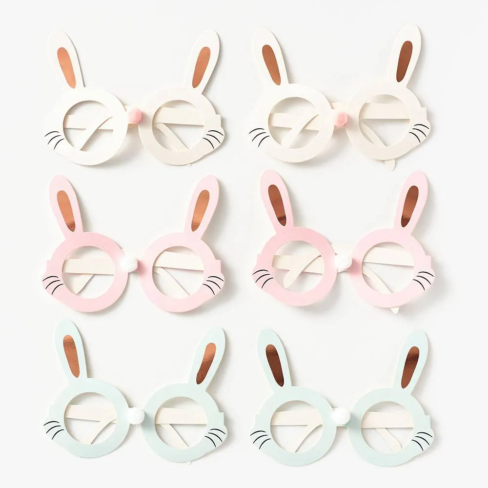 Bunny Paper Glasses