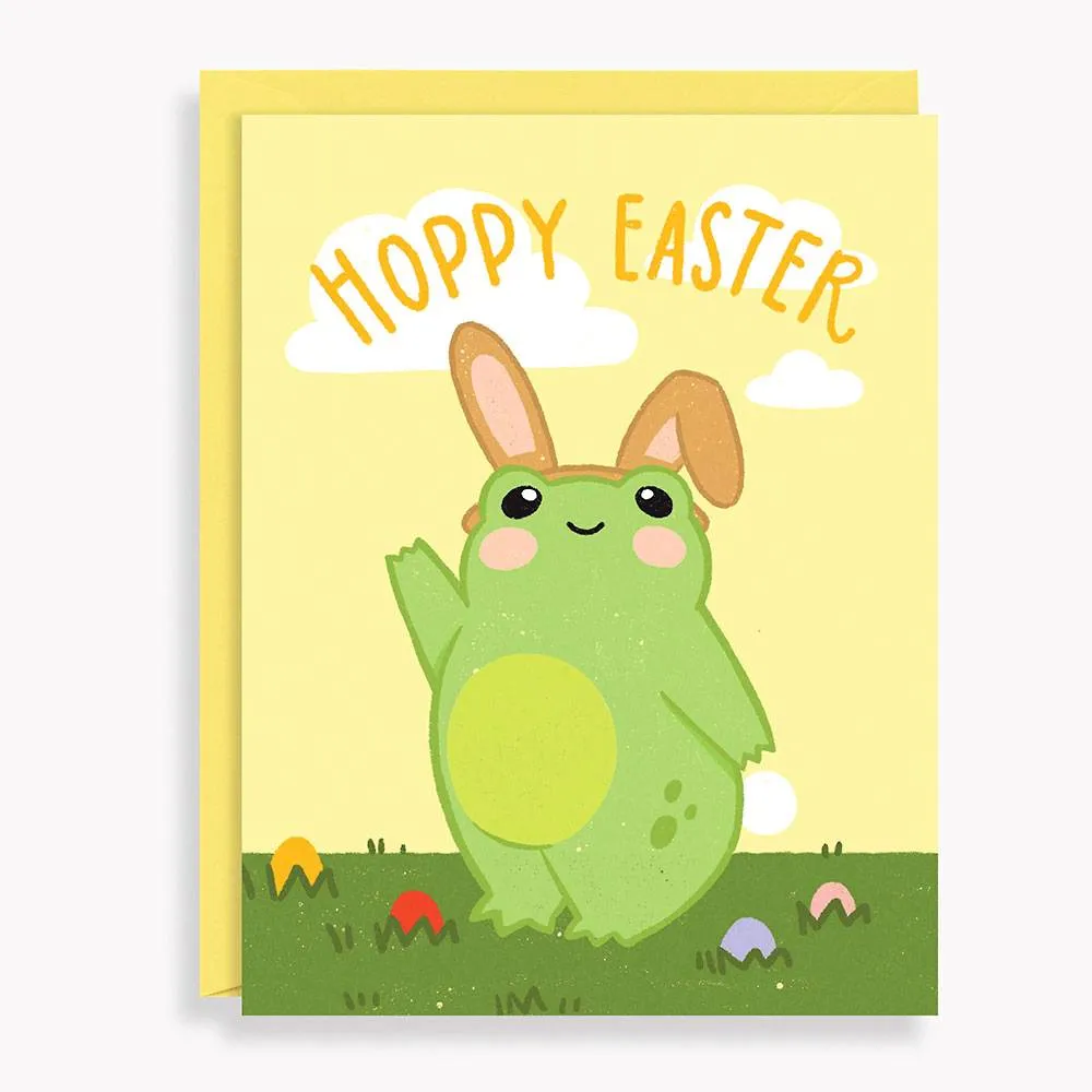 Frog Hoppy Easter Card