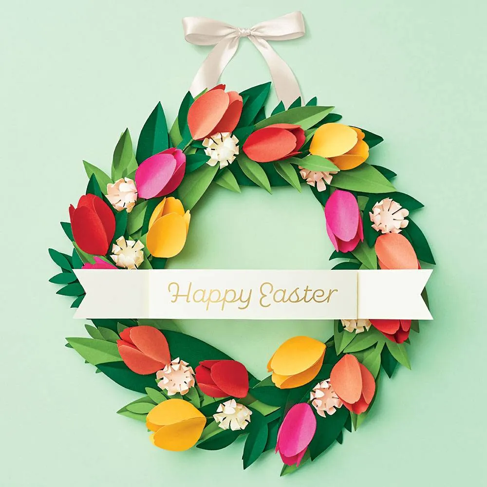 Tulip Wreath Easter Craft Kit