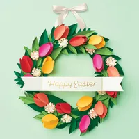 Tulip Wreath Easter Craft Kit