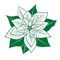 Poinsettia Stamp