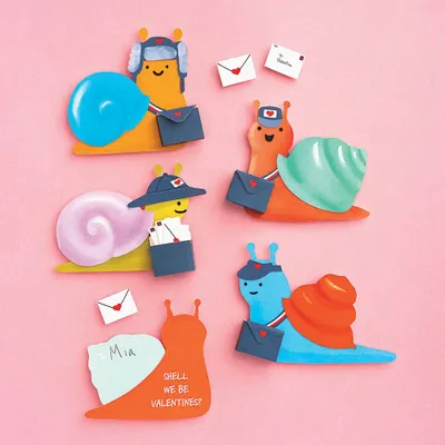 Snail Mail Valentine Card Kit