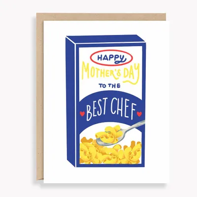 Best Chef Mother's Day Card