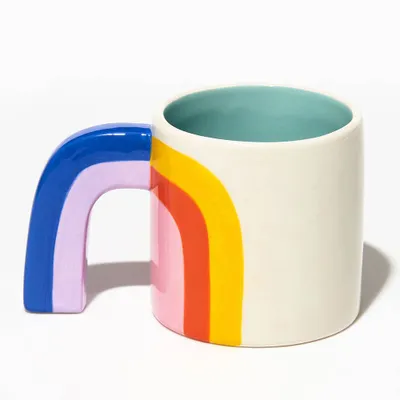 Rainbow Handle Mug