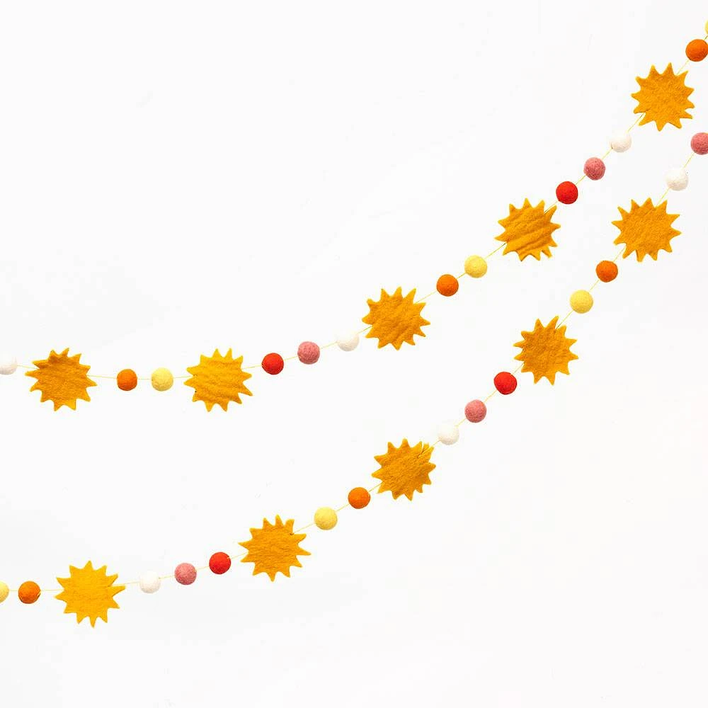 Sunshine Felt Garland