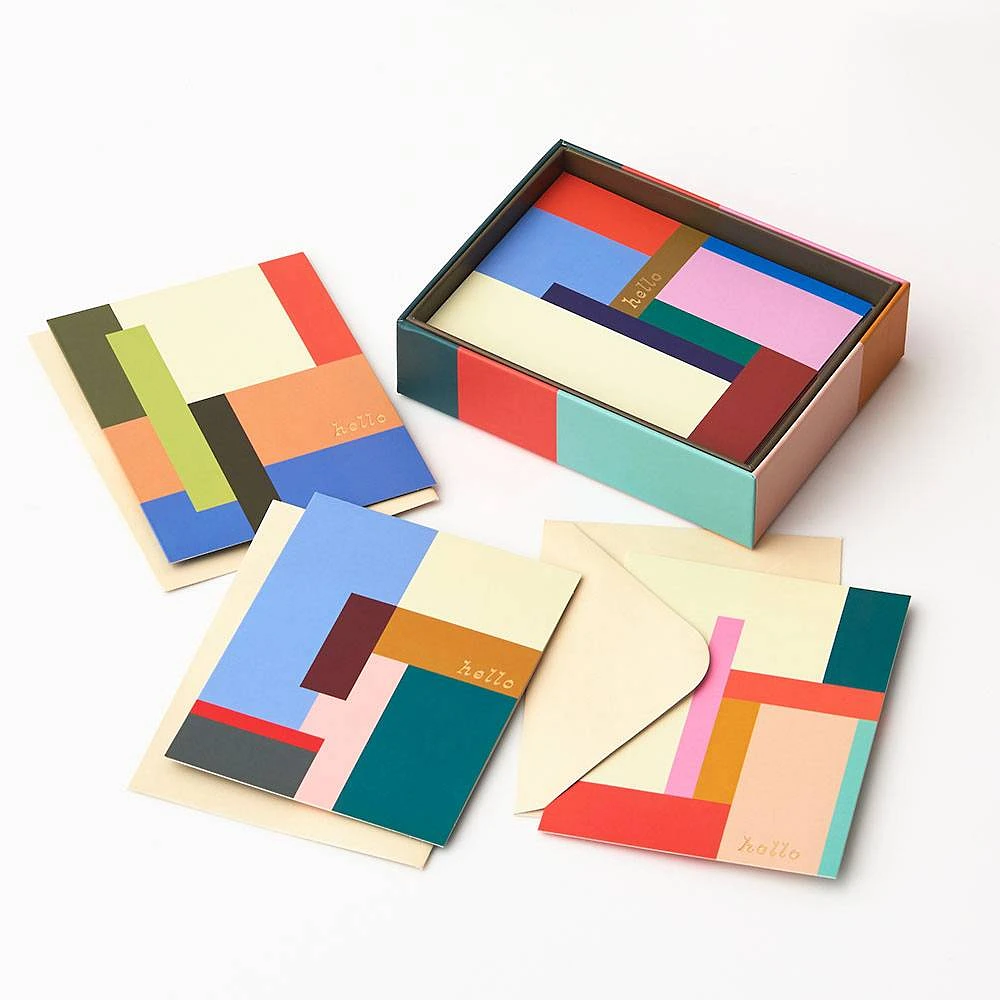 Colorblock Assorted Stationery Set