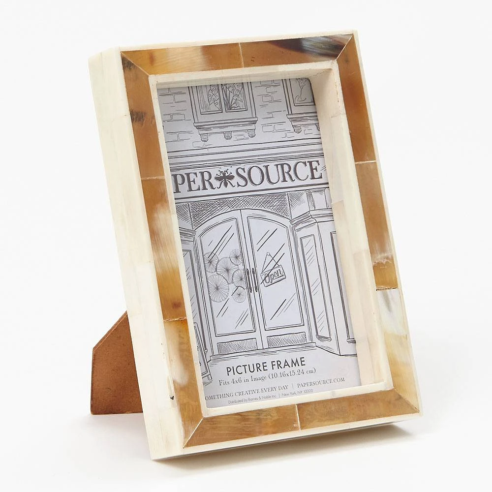 Marbled Bone Picture Frame