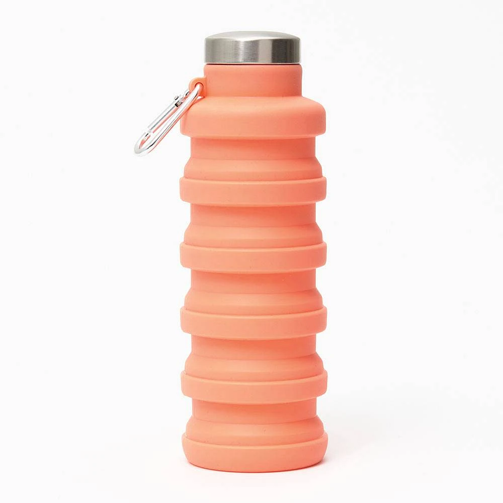 Coral Collapsible Water Bottle