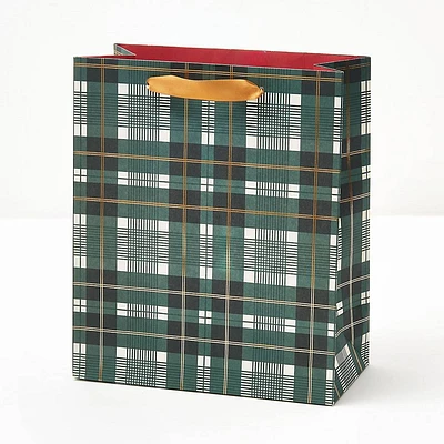 Red & Green Plaid Medium Gift Bag