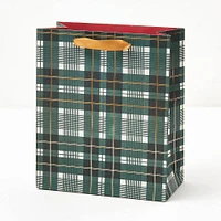 Red & Green Plaid Medium Gift Bag