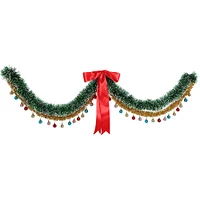 Tinsel and Ornament Garland