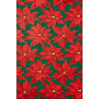 Elegant Poinsettias Stone Wrapping Paper