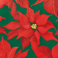 Elegant Poinsettias Stone Wrapping Paper