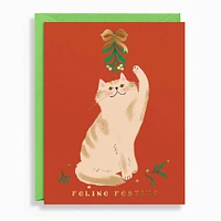 Feline Festive Christmas Card