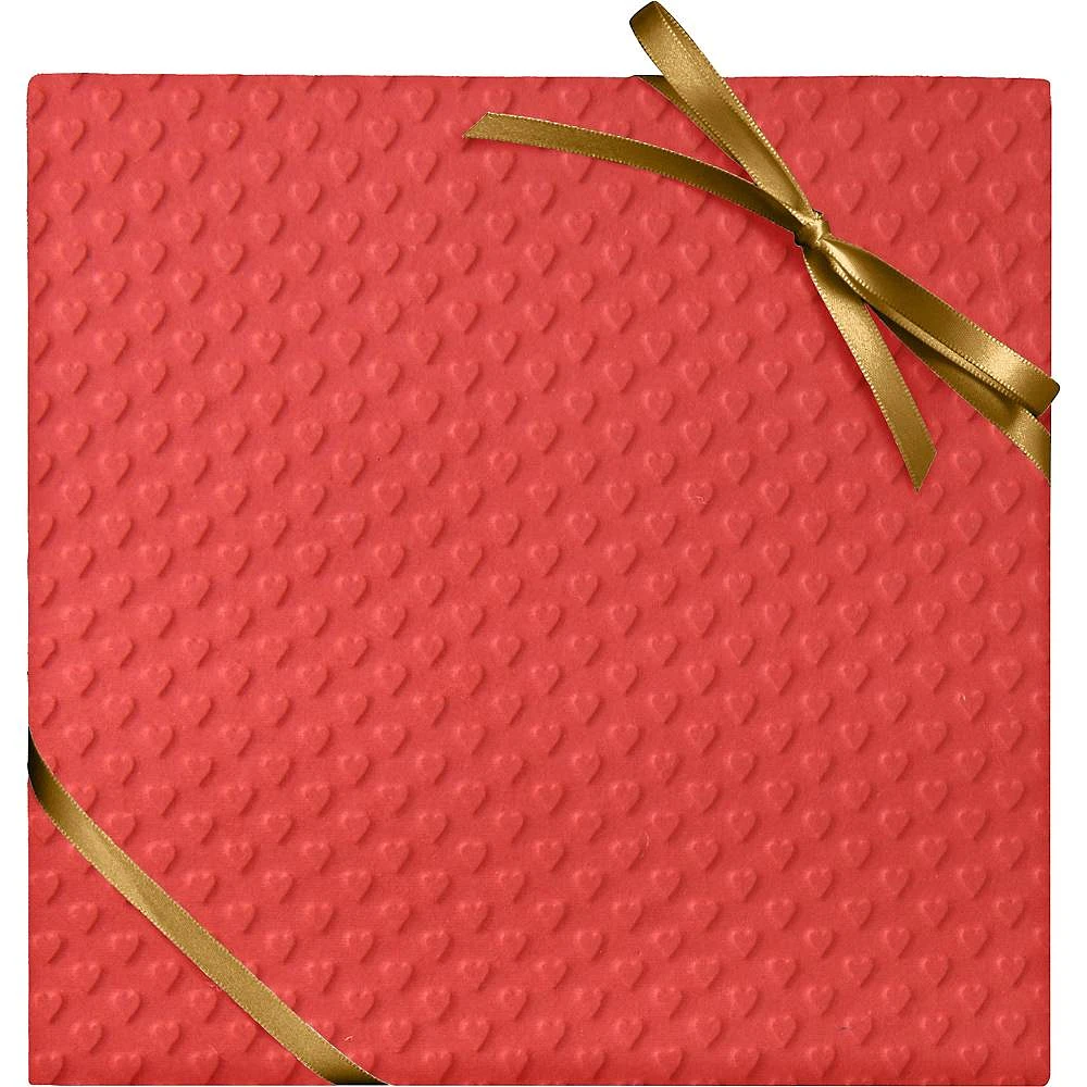 Red Heart Embossed Handmade Paper