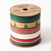 Holiday Tree Cotton Ribbon