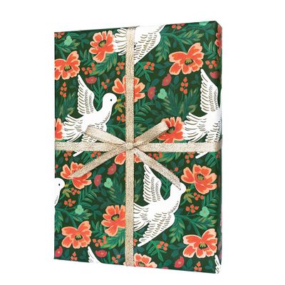 Rifle Paper Co. Peace Dove Flat Wrap