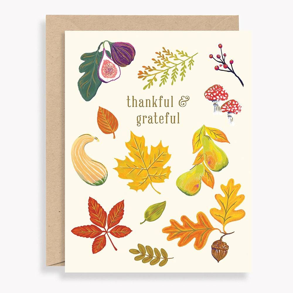 Fall Bounty Thanksgiving Card