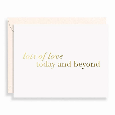 Lots Of Love Wedding Card