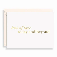 Lots Of Love Wedding Card