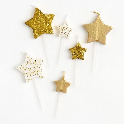 Gold Star Candles