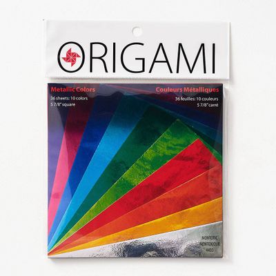 Colorful Metallic Origami Pack