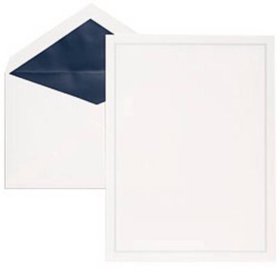 Crane & Co. Navy Frame Writing Paper Set