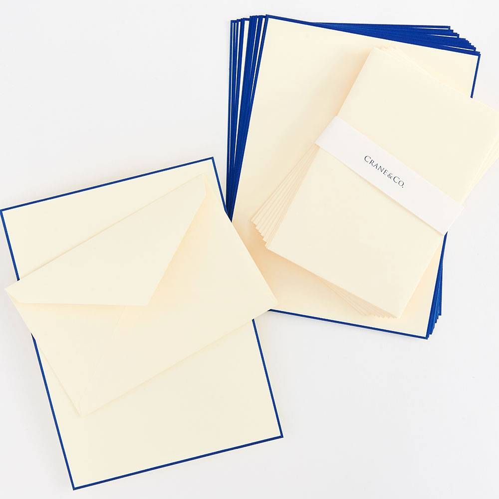 Regal Blue Border Noteset