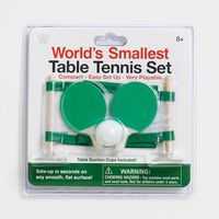 World's Smallest Table Tennis Set