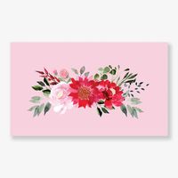 Popup Floral Bouquet Valentine's Day Card