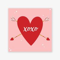 Popup Classic Heart Valentine's Day Card