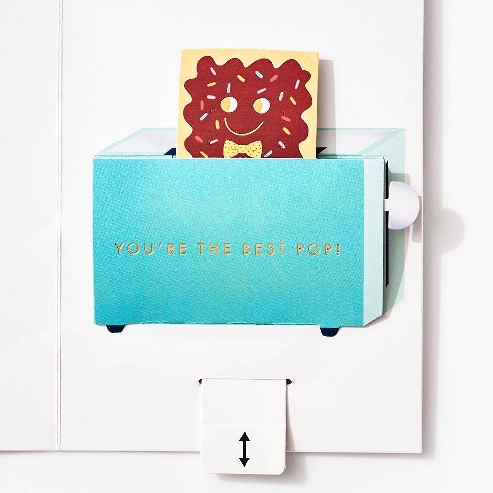 Popup Best Pop Father's Day Card