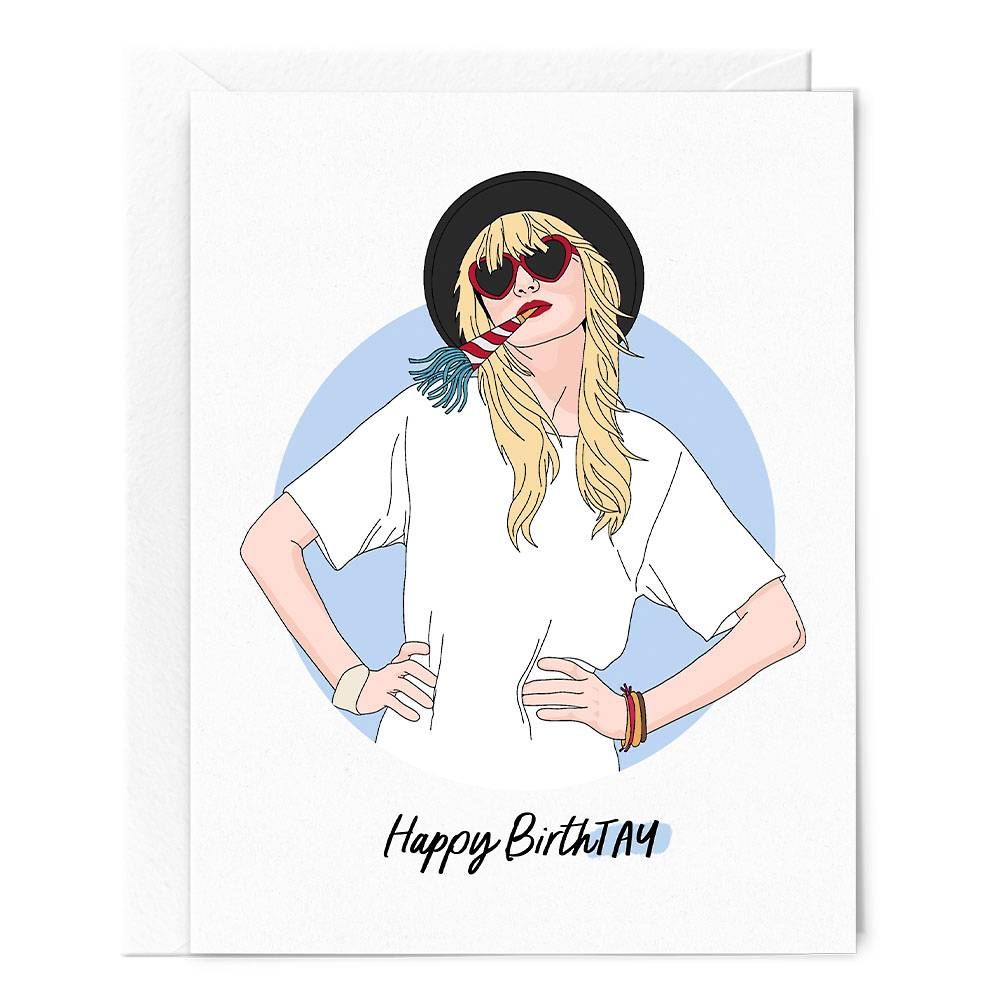 Pop Singer Birthday Card