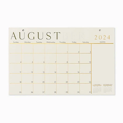 2024-2025 Paper Source Foil Blotter Calendar