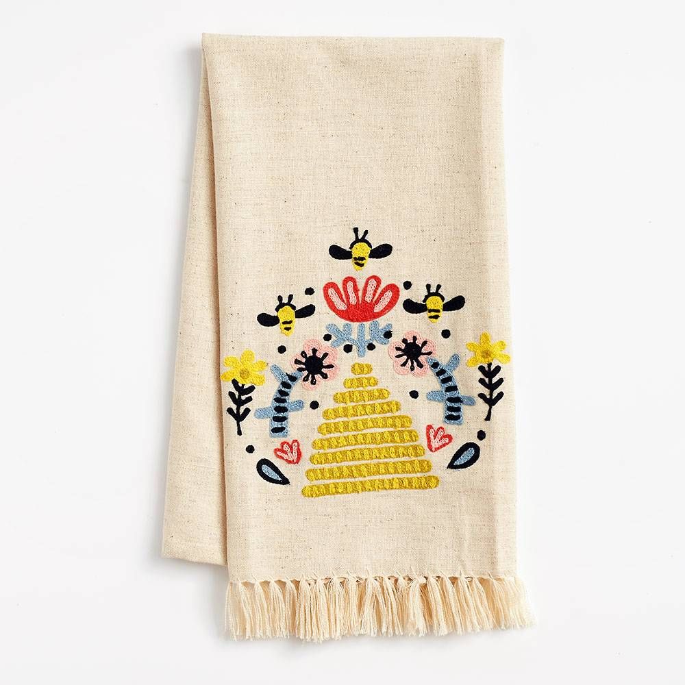 Bee Hive Tea Towel