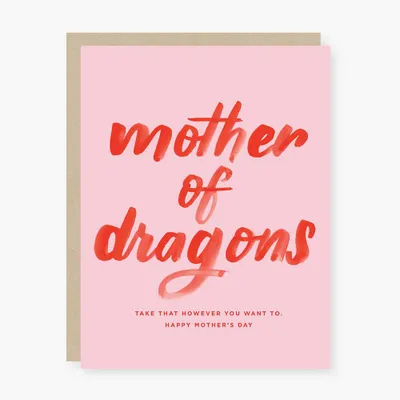 Mother of Dragons Mother's Day Card