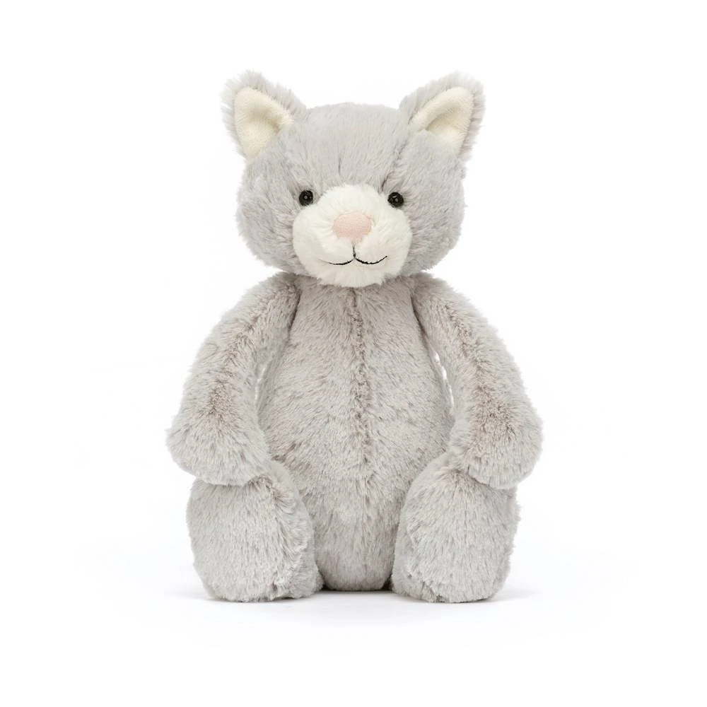 Bashful Grey Kitty Medium Plush