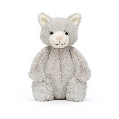 Bashful Grey Kitty Medium Plush