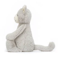 Bashful Grey Kitty Medium Plush