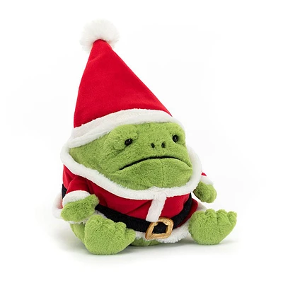 Santa Ricky Rain Frog Plush