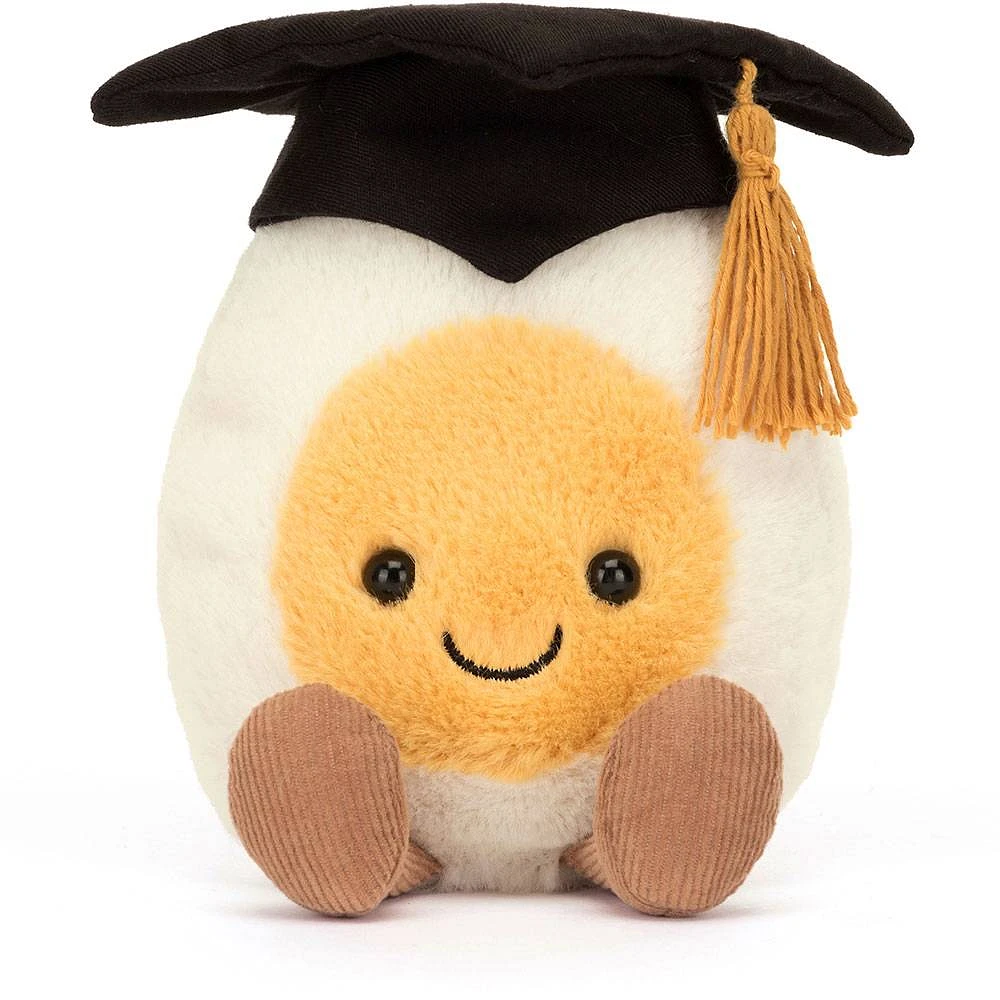 Amuseables Boiled Egg Graduation Plush