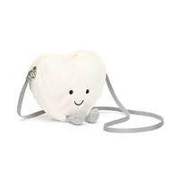 Amuseables Cream Heart Bag