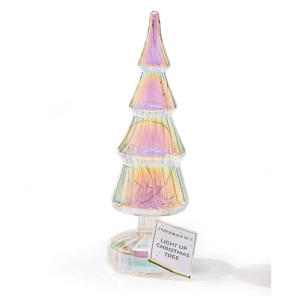 Glass LED Christmas Tree