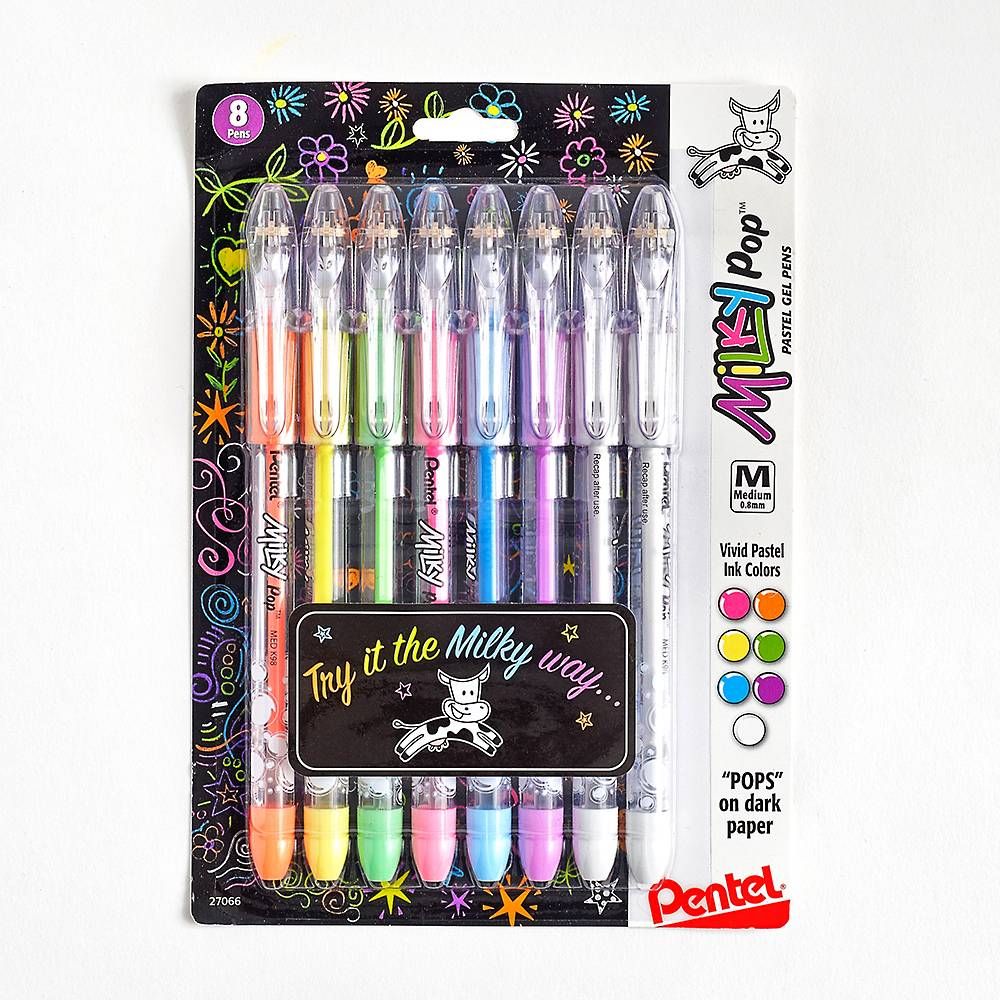 12ct Multi Color Glitter Gel Pens - Writing Pens & Markers - Art Supplies & Painting