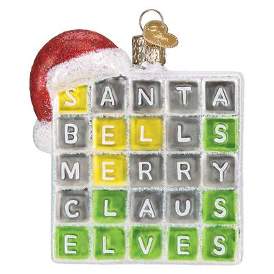 Merry Words Ornament