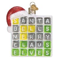 Merry Words Ornament