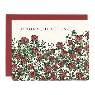 Roses Congratulations Card