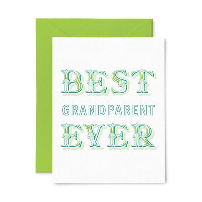 Best Grandparent Ever Grandparent's Day Card