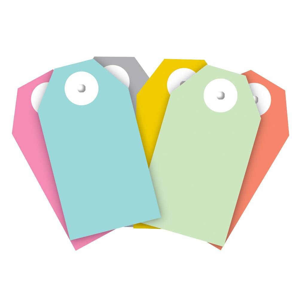 Colorful Solid Gift Tags